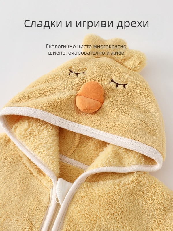 Бебешко палто Есенни и зимни бебешки дрехи Есенен детски суитчър за момчета Палто с памучна подплата за момичета Зимни зимни дрехи