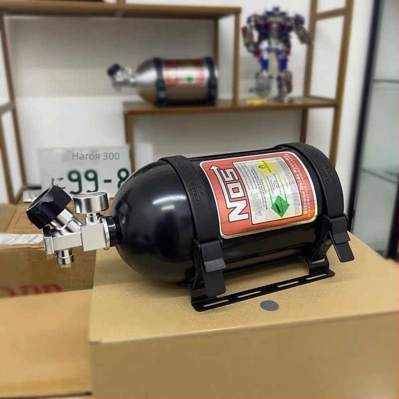 Трансгранична креативна кутия за кърпички NOS за интериор на автомобил NOS азотен цилиндър тръбичка за кърпички декорация за интериор на автомобил съхранение на кърпички