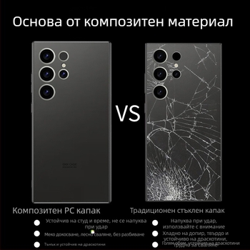 За Samsung S25Ultra калъф за телефон AG skin feeling Galaxy S24 S23 защитен калъф симулация на мобилен телефон