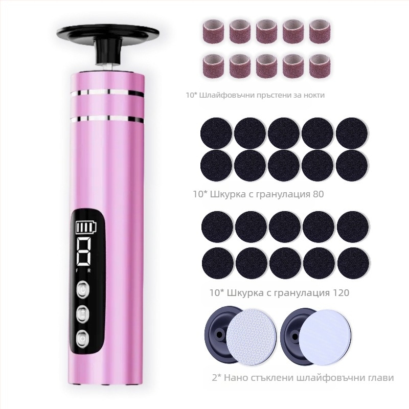 Най-продаваната електрическа машина за педикюр в чужбина, акумулаторна машина за педикюр, премахване на мъртва кожа и мазоли, електрическа машина за педикюр, Source Factory