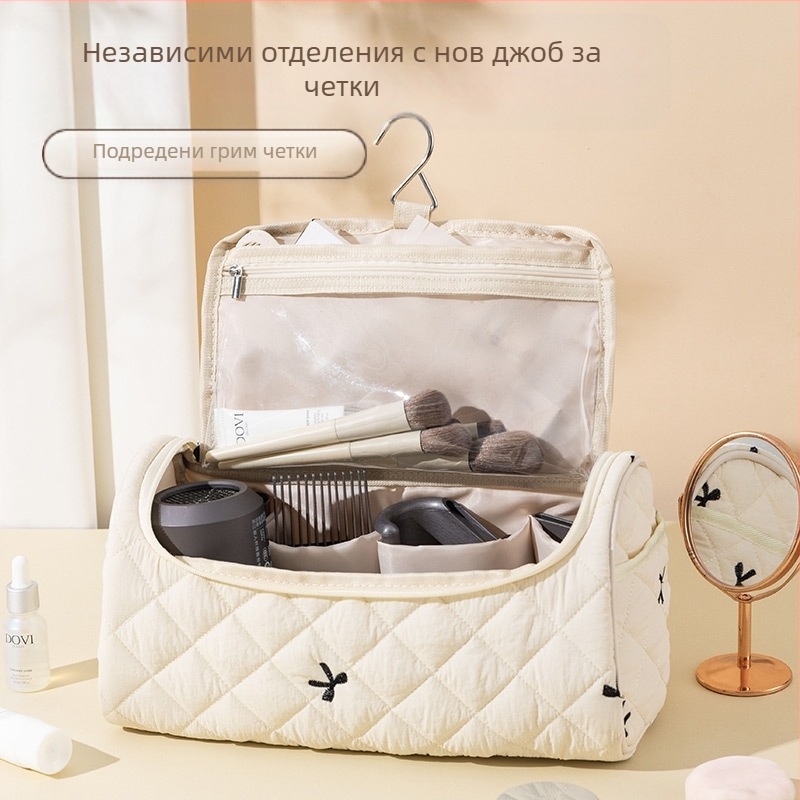 Новата чанта за съхранение на сешоар на Amazon, преносима чанта за съхранение с голям капацитет, преносима ниша за пране от висок клас