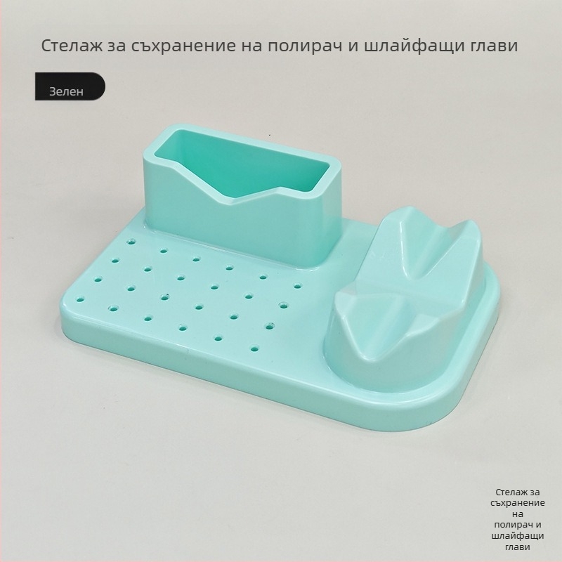 Стойка за дисплей за трансгранична шлифовъчна глава, органайзер за свредла, кутия за инструменти за маникюр, кутия за съхранение на маникюр, шлифовъчна глава