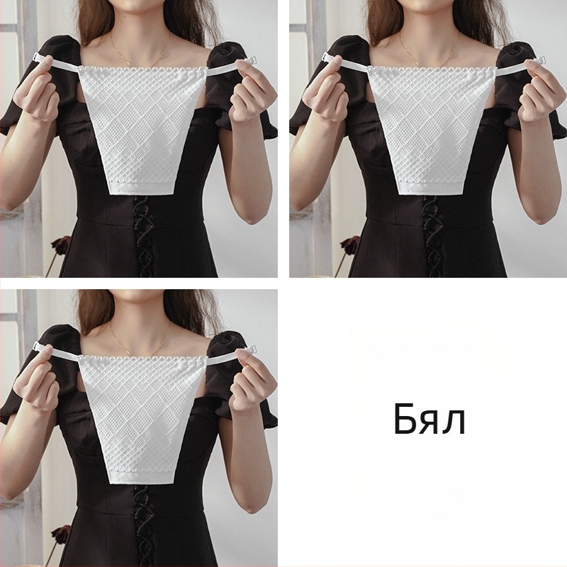 [1/2/3 части] двуслоен дантелен протектор за гърди, еднокомпонентен, с защита от излагане на светлина, за бягане