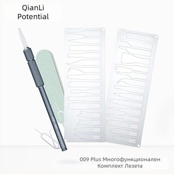 Потенциални иновативни инструменти за ремонт на мобилни телефони 007/008/009 Многофункционален комплект професионални ножчета за премахване на лепило с една дръжка