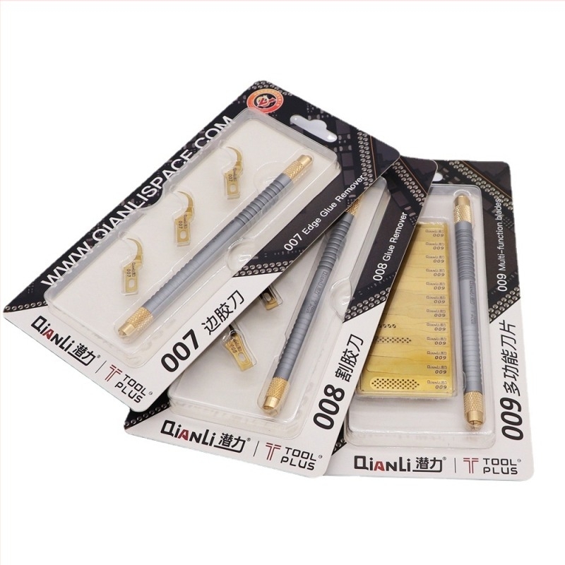 Потенциални иновативни инструменти за ремонт на мобилни телефони 007/008/009 Многофункционален комплект професионални ножчета за премахване на лепило с една дръжка