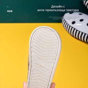 Детски платнени пантофи Fawn Millie, пролетни и есенни, сладко мече с анимационен герой, за момчета и момичета, нежни домашни пантофи