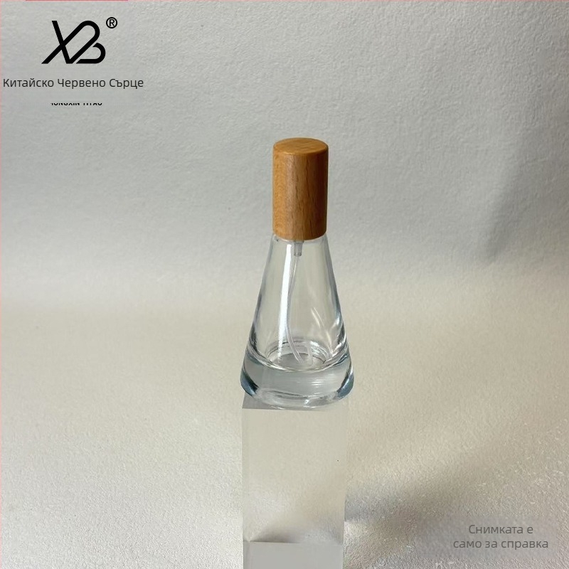 Ново на склад 20 мл матирано чай конична бутилка с дебело дъно спрей бутилка с капкомер етерично масло парфюм бутилка есенция под-бутилка