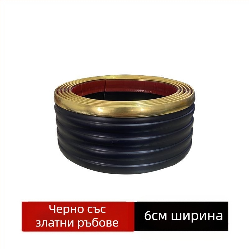 Универсална модификация на страничната престилка за автомобил, лента против сблъсък, защита от надраскване, вдлъбнатина, ръждясали драскотини, самозалепваща се лента за декорация на каросерията