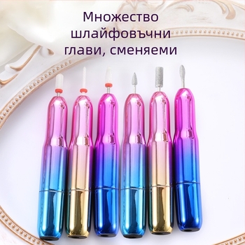 Цветна полираща писалка, захранвана от USB, електрическа машина за премахване на лак за нокти, Amazon е специализирана в електрически инструменти за нокти
