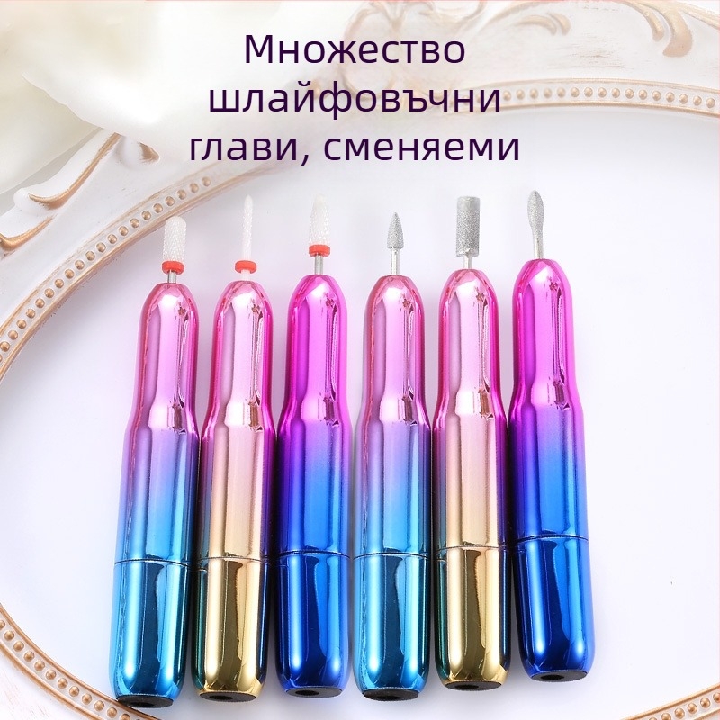 Цветна полираща писалка, захранвана от USB, електрическа машина за премахване на лак за нокти, Amazon е специализирана в електрически инструменти за нокти