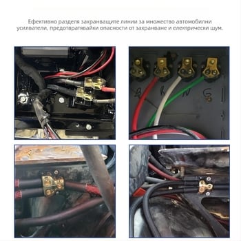 Трансгранична доставка на модификация на автомобилен аудио усилвател, разделителна кутия едно към две, едно към четири, разделителна кутия за хъб