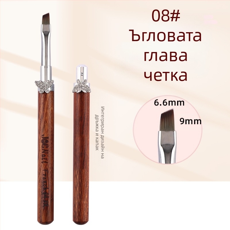 Комплект четки за маникюр с кардамон и звезда, големи и малки кръгли четки за фототерапия, специални четки за рисуване на цветя, линейно рисуване, градиент, универсален химикал