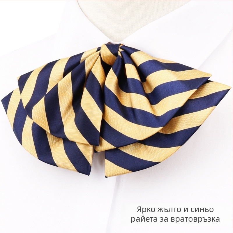 Професионална яка с цветя, стюардеса, бизнес студент, работно облекло, униформена риза, дамска риза с връзки, безплатна папионка