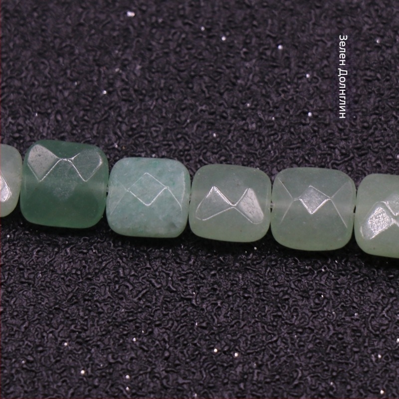 Кристален ахат, полускъпоценен камък 8 мм, квадратни фасетирани мъниста, свободни, гривна "Направи си сам", колие, бижута, аксесоари, материали, едро