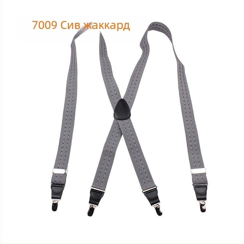 Мъжки тиранти с катарама и щипка за презрамка за възрастни, тиранти, тиранти, тиранти, тиранти, мъжки тиранти с катарама без игла