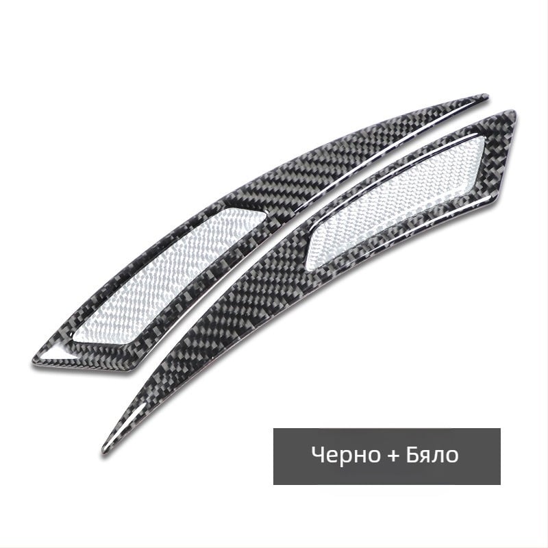 Нова лента против сблъсък за автомобилни джанти, вежди, модифицирана универсална лента против сблъсък от истински въглеродни влакна, лепило против надраскване, стикер против сблъсък, декоративна лента