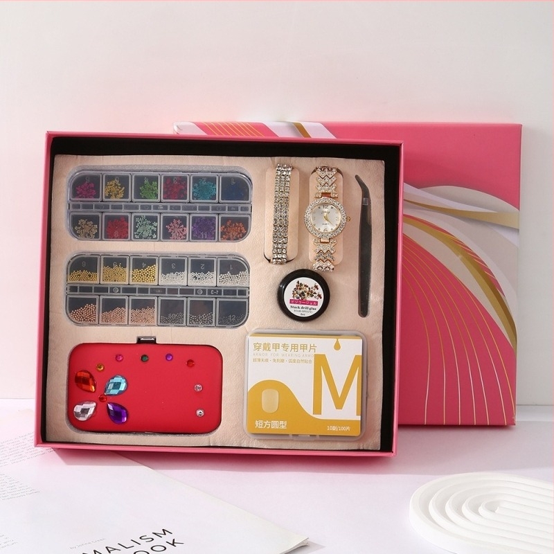 Ден на учителя Китайски подаръчен комплект за Свети Валентин Часовник Колие Пръстен Обеци Бижу Подарък Свети Валентин Коледа