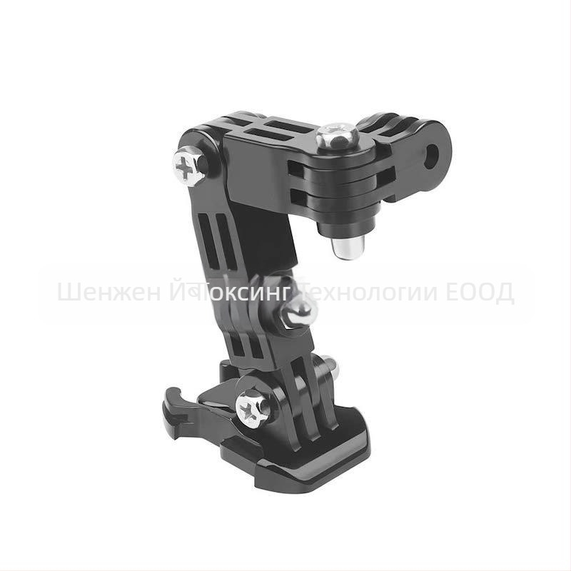 GoPro универсален шлем монтаж с четири насоки, 30 g, адаптер аксесоар, живо видео, ударопоглъщане