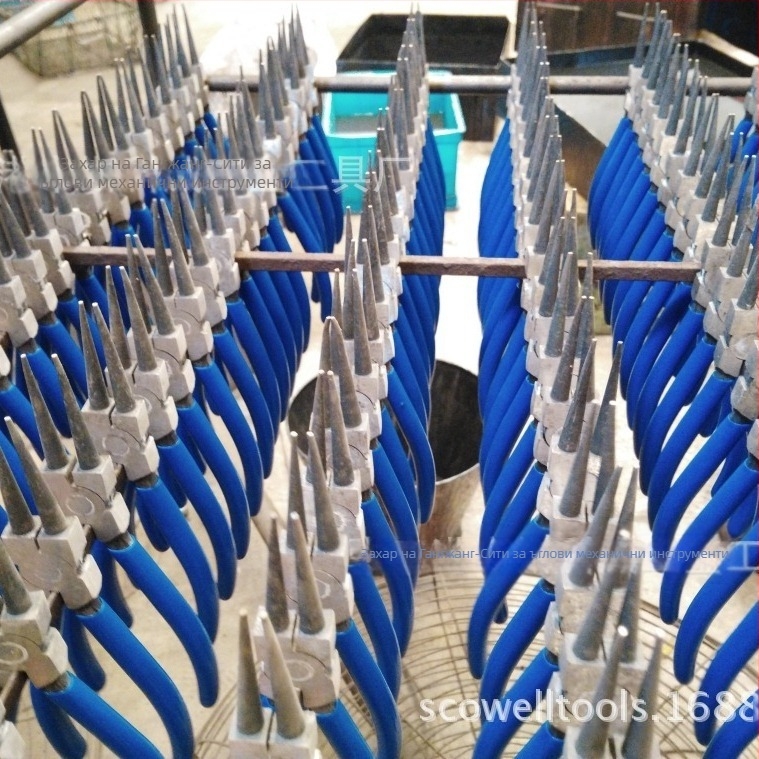 Комплект клипсови клещи, прави челюсти, Ø1-2 мм глава, ъгъл на глава 0-90°, диапазон за клипс 0-35, тегло 150-300 г