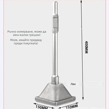 Електрически демонтажен чук с плоско длето, 40Cr стомана, модел 2412, марка Select, компактен инструмент