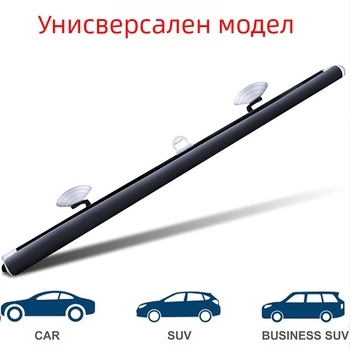 Автомобилен сенник от PET с автоматично издърпване, ролков механизъм, монтаж с вакуумни чаши, печат на лого, персонализирана обработка