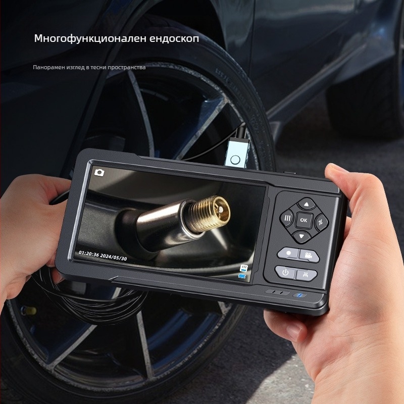 ES03 Ендоскопска камера за автомобил, 8 мм сонда, 70° широк ъгъл, 50 cm работна дължина, 1080P, IP67 водоустойчива