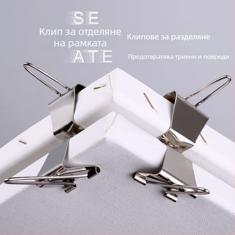 Zhongsheng Разделящ клип за рамка на маслена живопис, неръждаема стомана