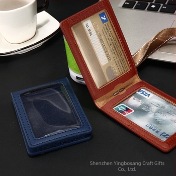 Кожена поставка за служебна карта с шнур – Inbosan Work Card Holster-1, Тип карта, Печат на лого Can, Ръчна изработка/термотрансфер/ситопечат