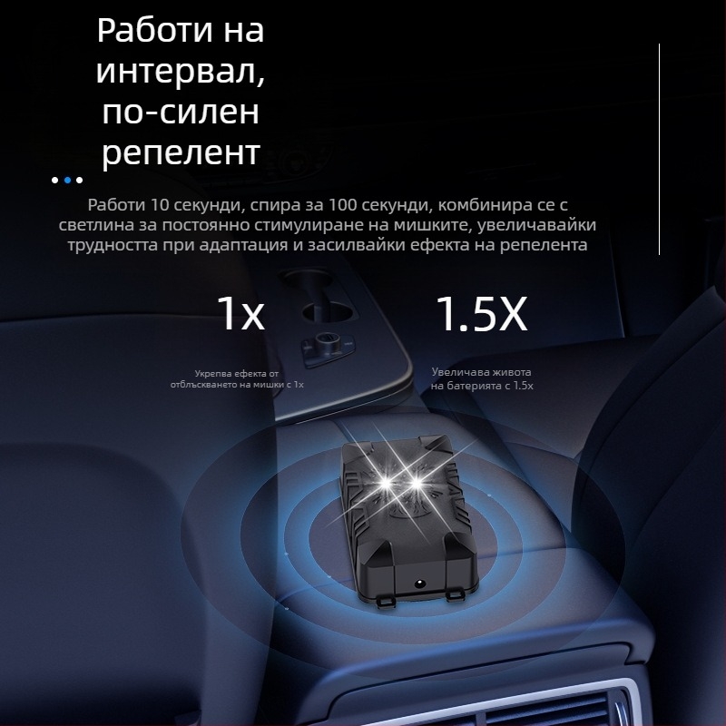 Електронен репелатор за комари, модел 818A, 220V, 50Hz, 1W, с възможност за презареждане