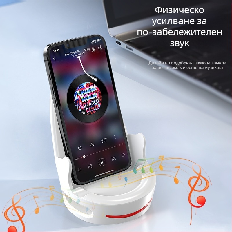 Безжично зарядно държач за телефон с 15W магнитно зареждане — настолен държач за вертикално и хоризонтално използване