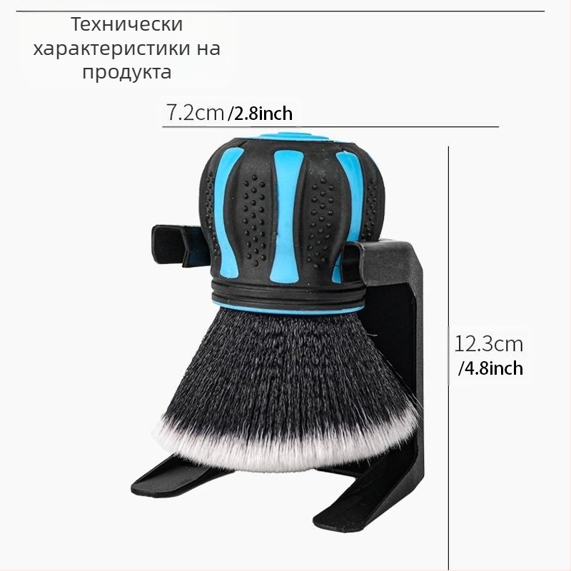 Kaixinda Четка за миене на кола – сферична форма, мека лепило четка за почистване на вентилационни отвори и интериорни детайли, многофункционална (Материал: меко лепило; Бранд: Kaixinda; Вид: Четка за миене на кола; Персонализация: Няма)