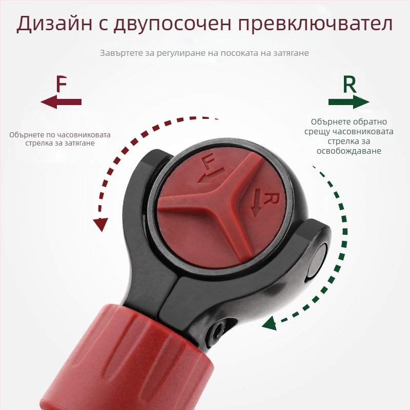 Hi-Spec регулируем тресчотен ключ с телескопична глава, 3/8 инча квадратна глава, хром ванадий стомана, черно покритие, Imperial формат, индустриален клас