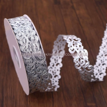 Dongcai винтидж бант с ажурен дупков дизайн за занаяти, опаковки за подаръци и домашна декорация