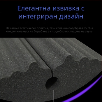 Възглавничка за барабанен сет със заглушаваща пяна – звукоизолираща възглавничка за подови барабани