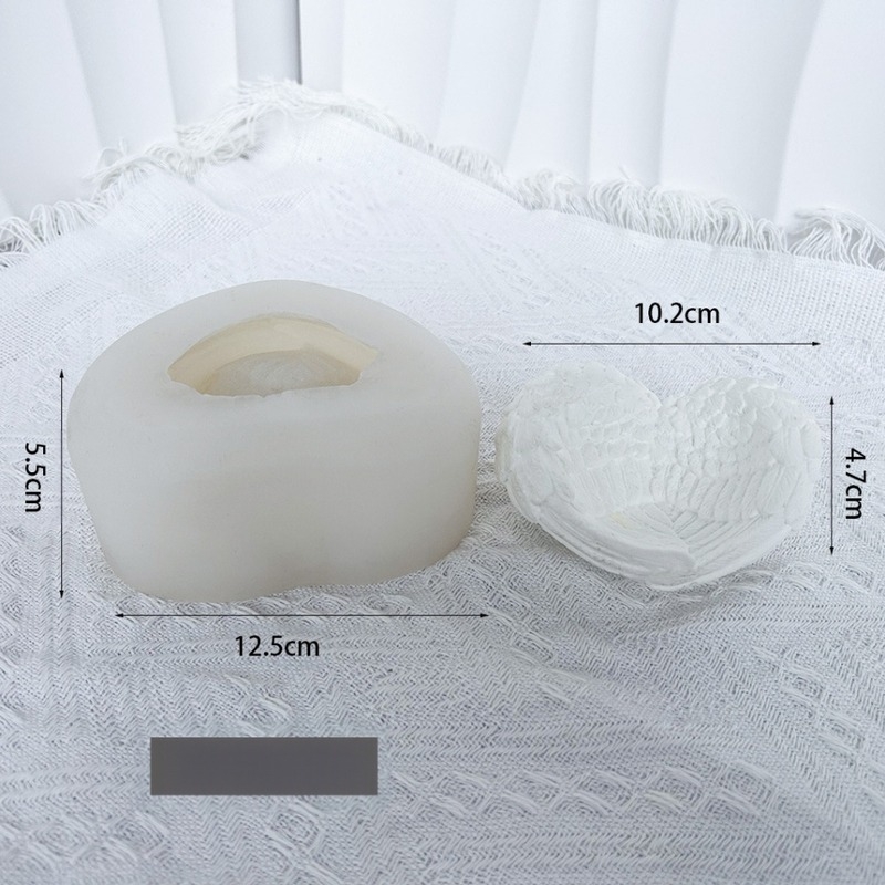 KLX силиконова форма за кексове - сърцевидна, гипсова форма за ароматерапия