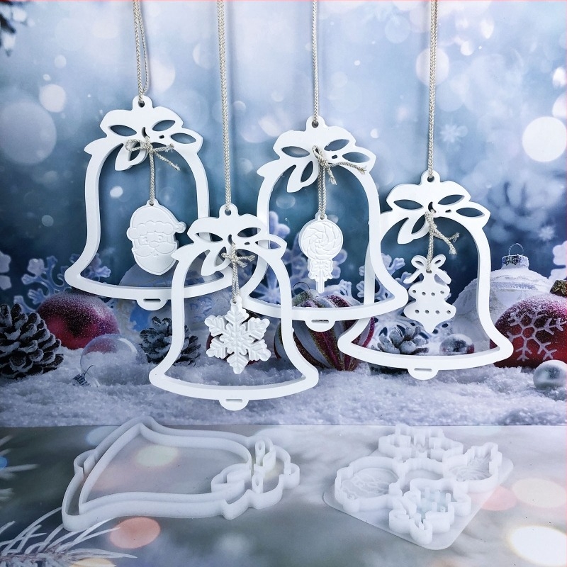 Силиконова форма за кекс - несиметрична форма, DIY форма за висулка, в индивидуална опаковка