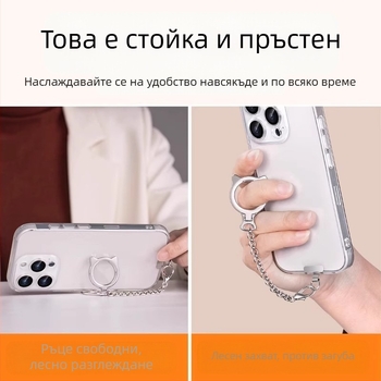 Ланярд за мобилен телефон с дизайн котешка глава, алуминиева сплав, метална катарама, отделям шнур, издръжлив
