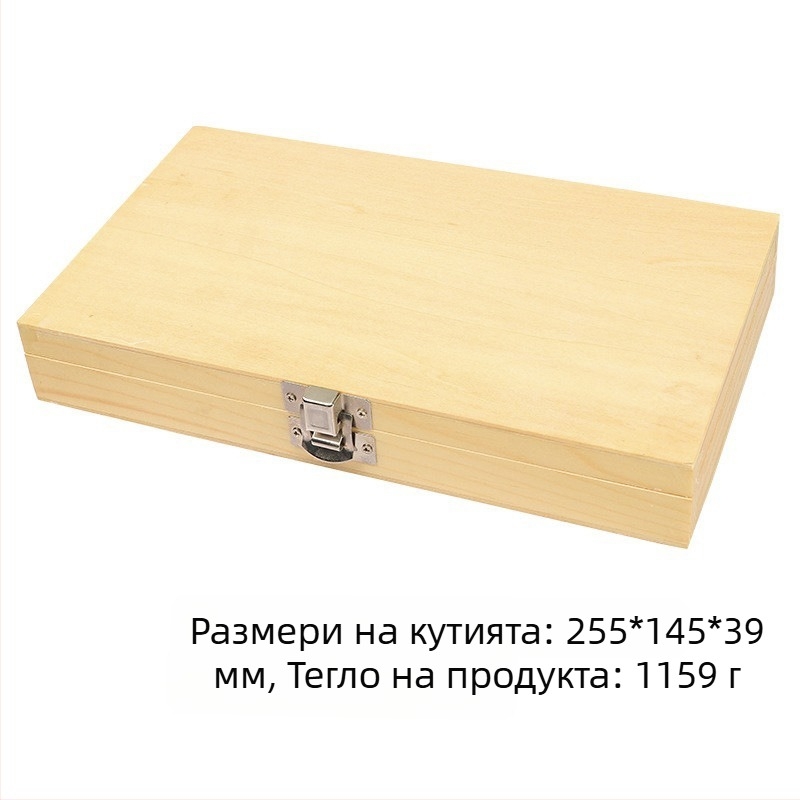 DZT/Dongzhe: 6-частен дърводелски набор свредла в дървена кутия, размери 6-20