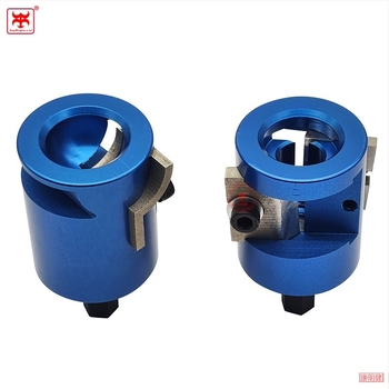 KMJ Дърводелска фреза за променливDiameter и кръгъл шип — закръляваща фреза с алуминиев корпус, за дърво, съвместима с акумулаторна бормашина