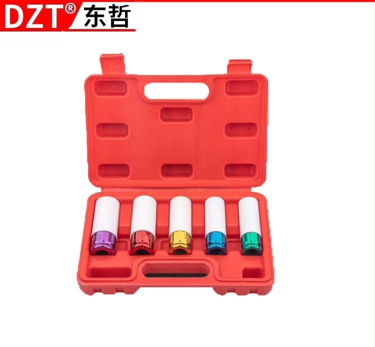 Сет втулки за гаечен ключ, 3 бр., хром ванадий стомана, полирано хромиране, метричен стандарт