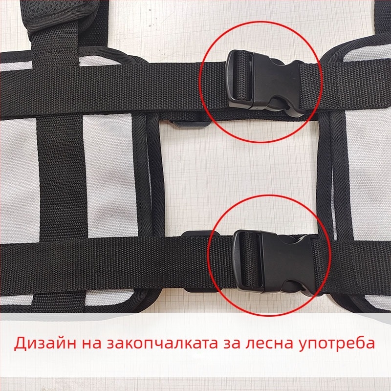 Колан за лумбална тракция – Материал: дебело памучно платно, Модел: 025, За талия