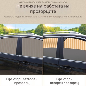 Магнитна завеса за задното стъкло на автомобил, сенник за странични прозорци, поверителност, термоизолация и защита за деца