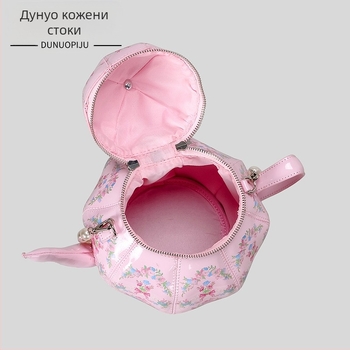 Bucket bag от PU, цип за затваряне, полиестерна подплата, вътрешен джоб за мобилен телефон