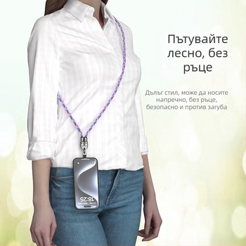 Nothing USB-C 2-в-1 ланярд кабел за данни с PD бързо зареждане — корпус от сплав, максимален изход 48V 5A