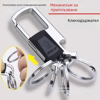 Автомобилен ключодържател от щраусова кожа, етнически стил, марка Други, без персонализация