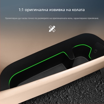 Кутия за съхранение в нишата на вратата на автомобил, TPE материал, съвместима с BYD; монтаж: седалков тип; устойчива на натиск (TPE • BYD • ниша на вратата • монтаж: седалков тип • устойчивост на натиск)
