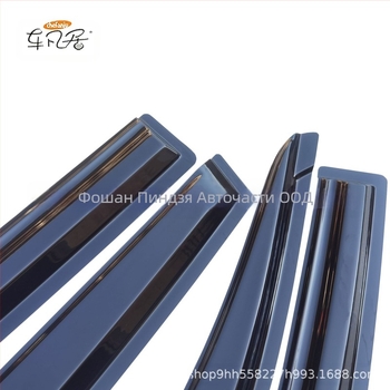 Акрилен дъждовен щит за RAV-4, монтаж с лепило, съвместим с модели 1994–2023, опаковка 4 бр.