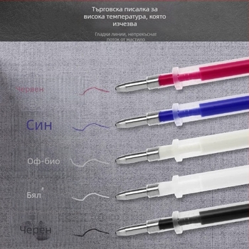 Рефил за високотемператен изчезващ маркер за кожа и тъкани – 1.0 мм ширина на нишката, пластмасов материал, индустриално маркиране