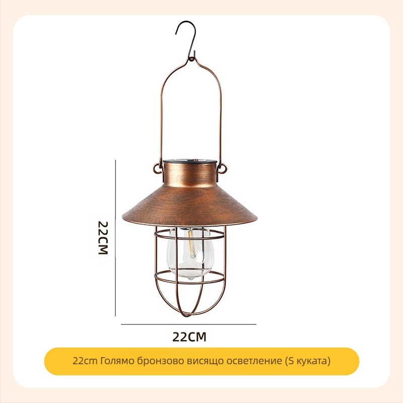 Соларна ландшафтна светлина TY-K108, железен корпус, LED, IP44