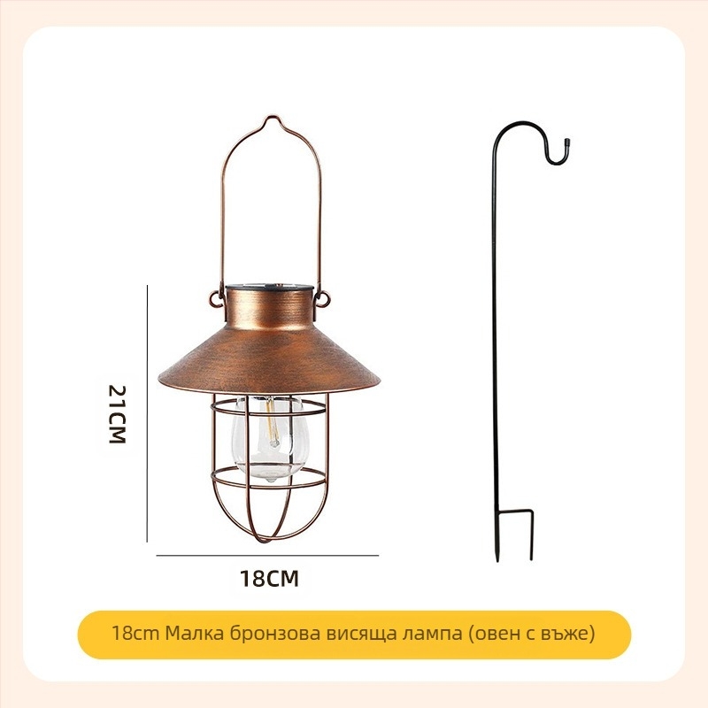 Соларна ландшафтна светлина TY-K108, железен корпус, LED, IP44